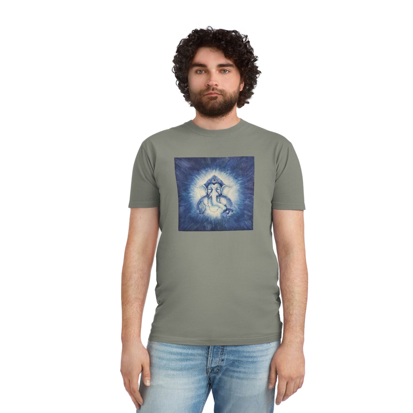 Lord Ganesha Blessings Unisex Faded Shirt