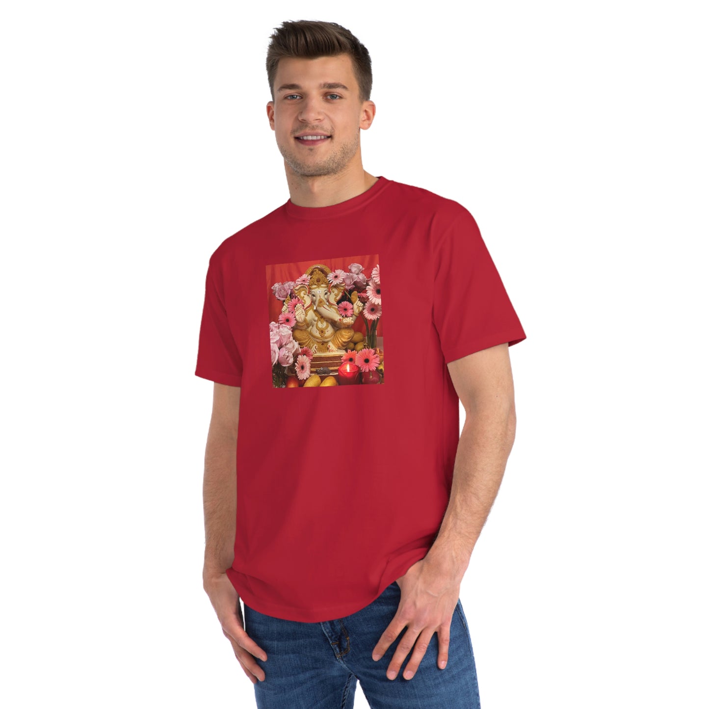 Shri Ganesha Blessings Organic Unisex Classic T-Shirt