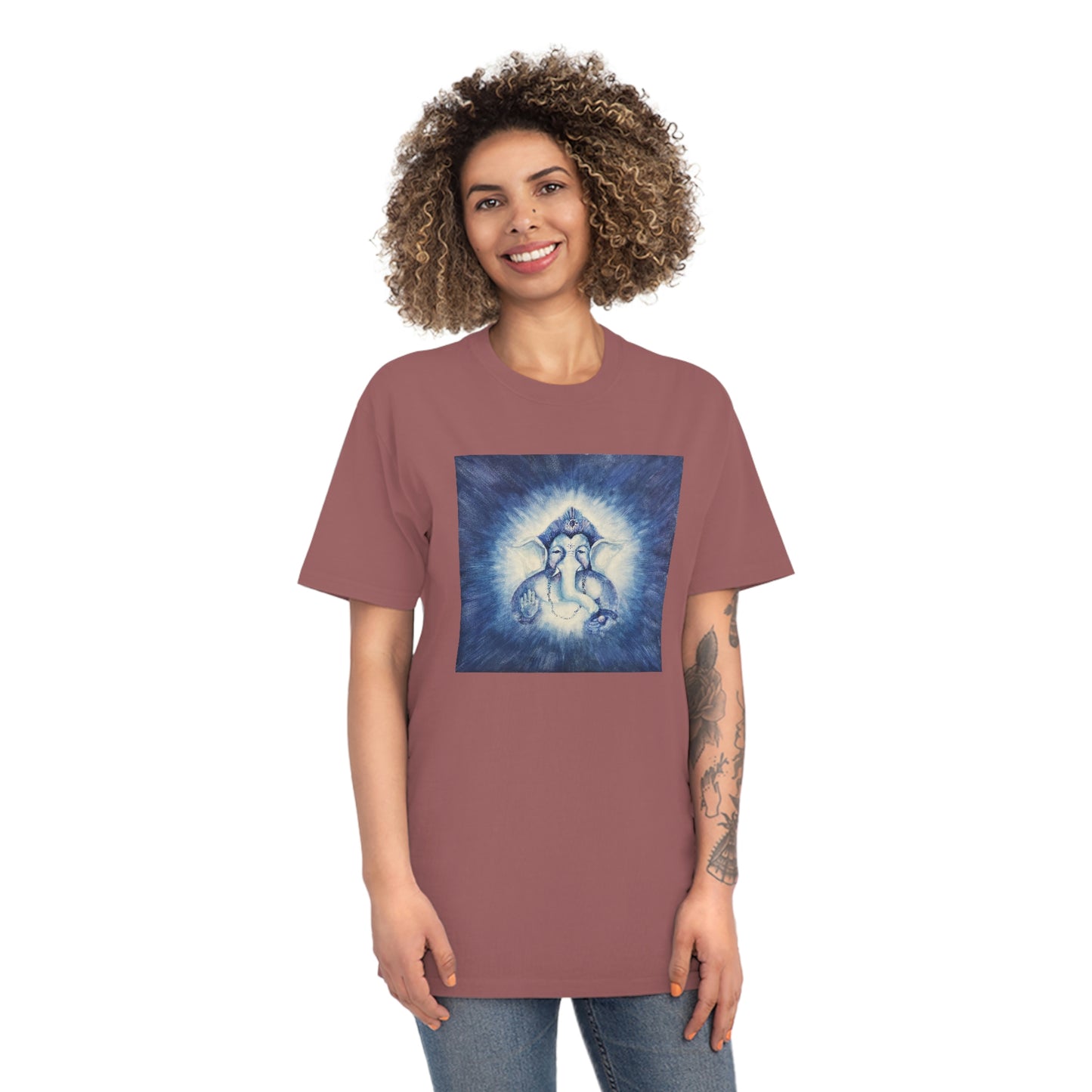 Lord Ganesha Blessings Unisex Faded Shirt