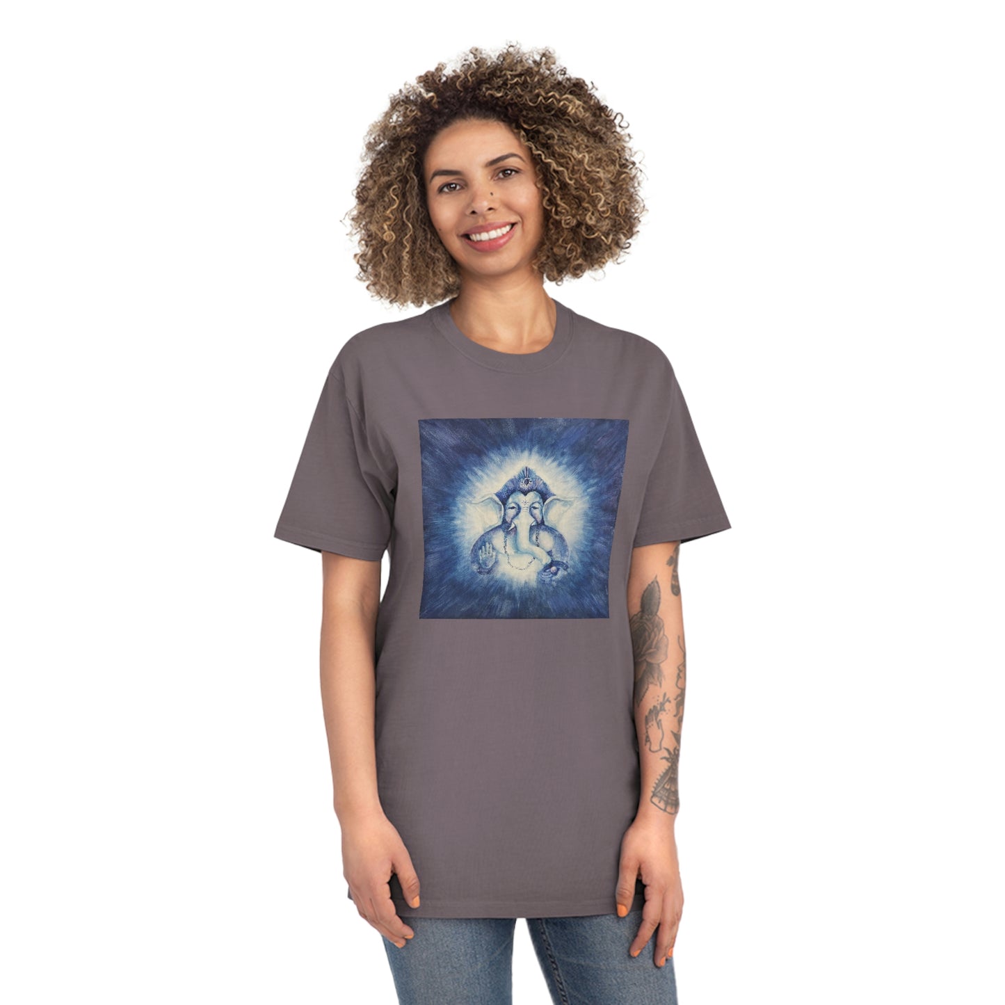 Lord Ganesha Blessings Unisex Faded Shirt