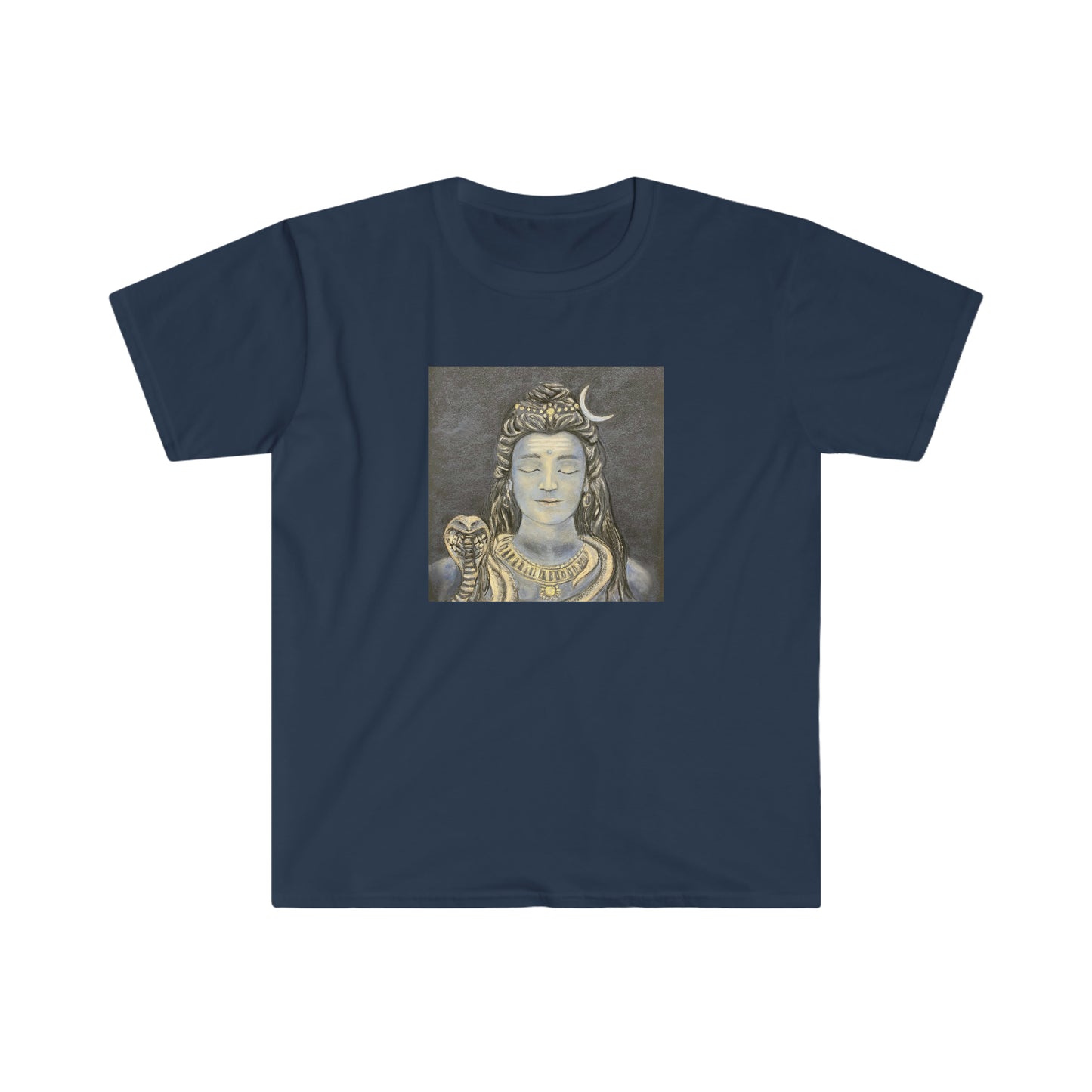 Meditating Shiva Unisex Softstyle T-Shirt