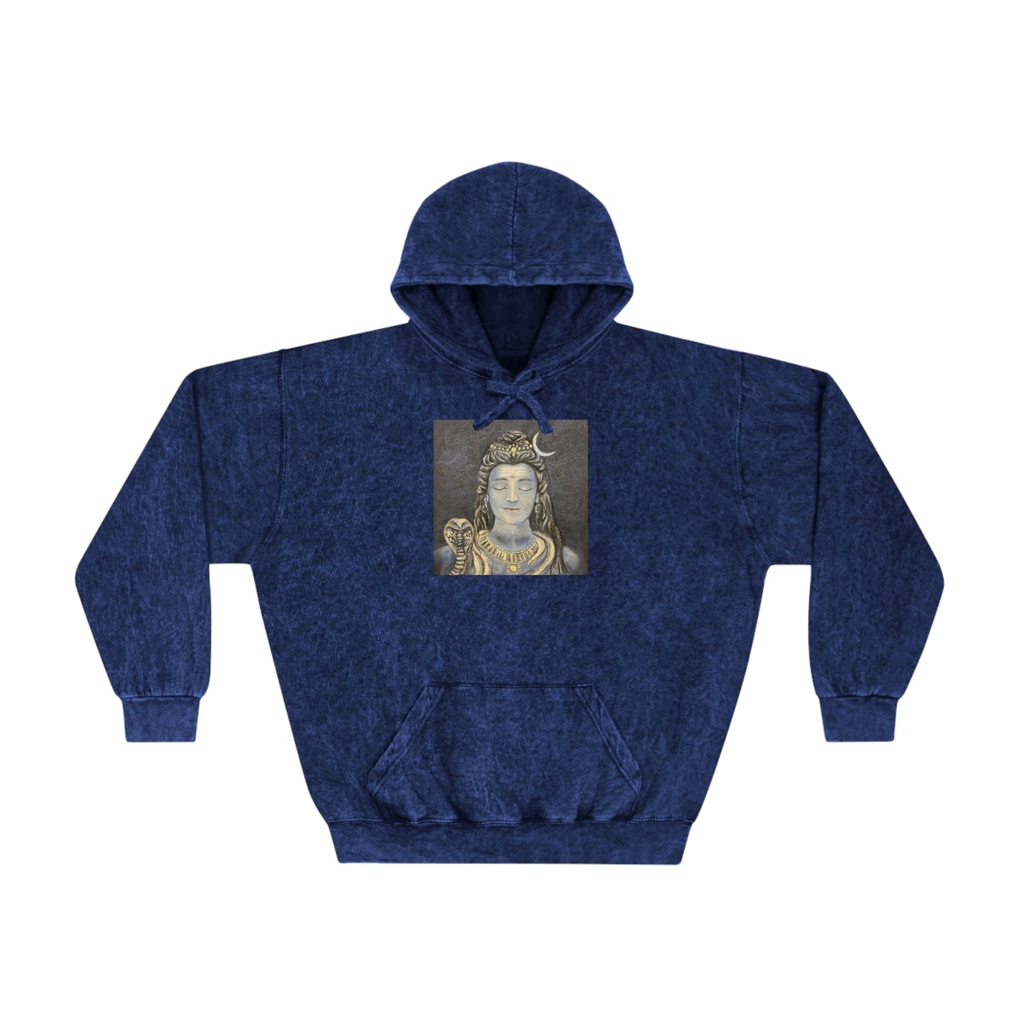 Lord Shiva Unisex Mineral Wash Hoodie
