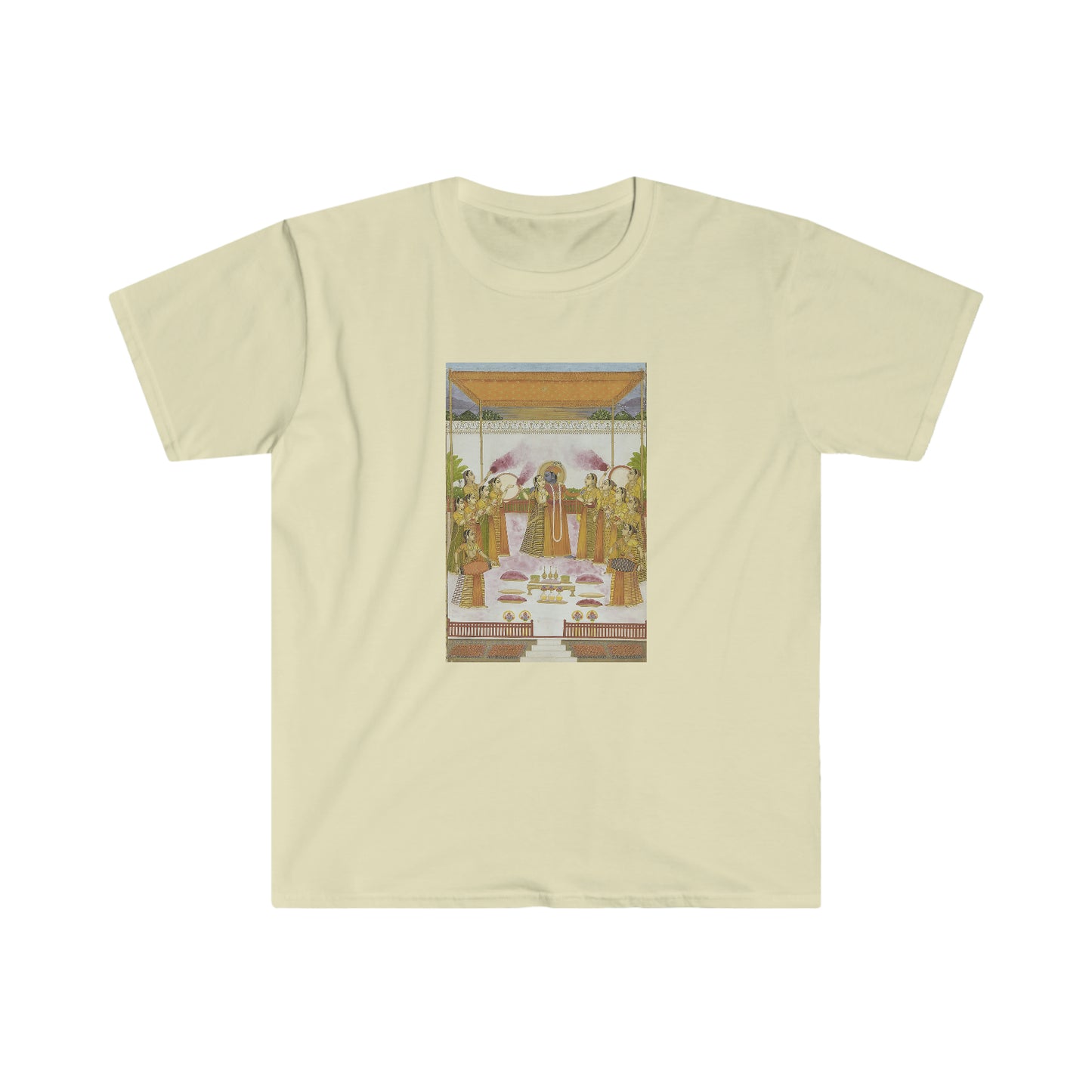 Radha and Krishna Unisex Softstyle T-Shirt
