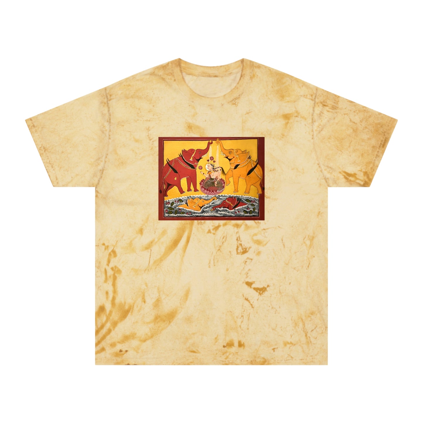 Shri Lakshmi Blessings Unisex Color Blast T-Shirt