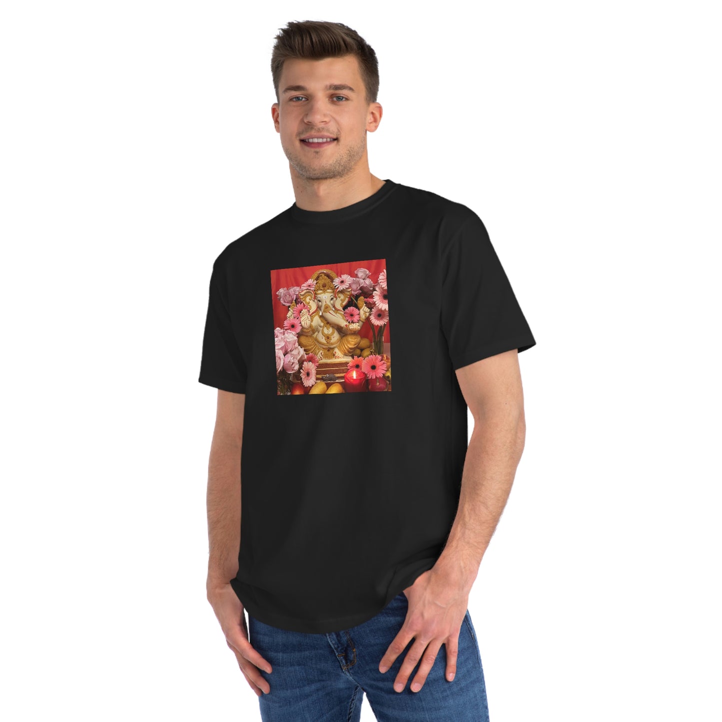 Shri Ganesha Blessings Organic Unisex Classic T-Shirt