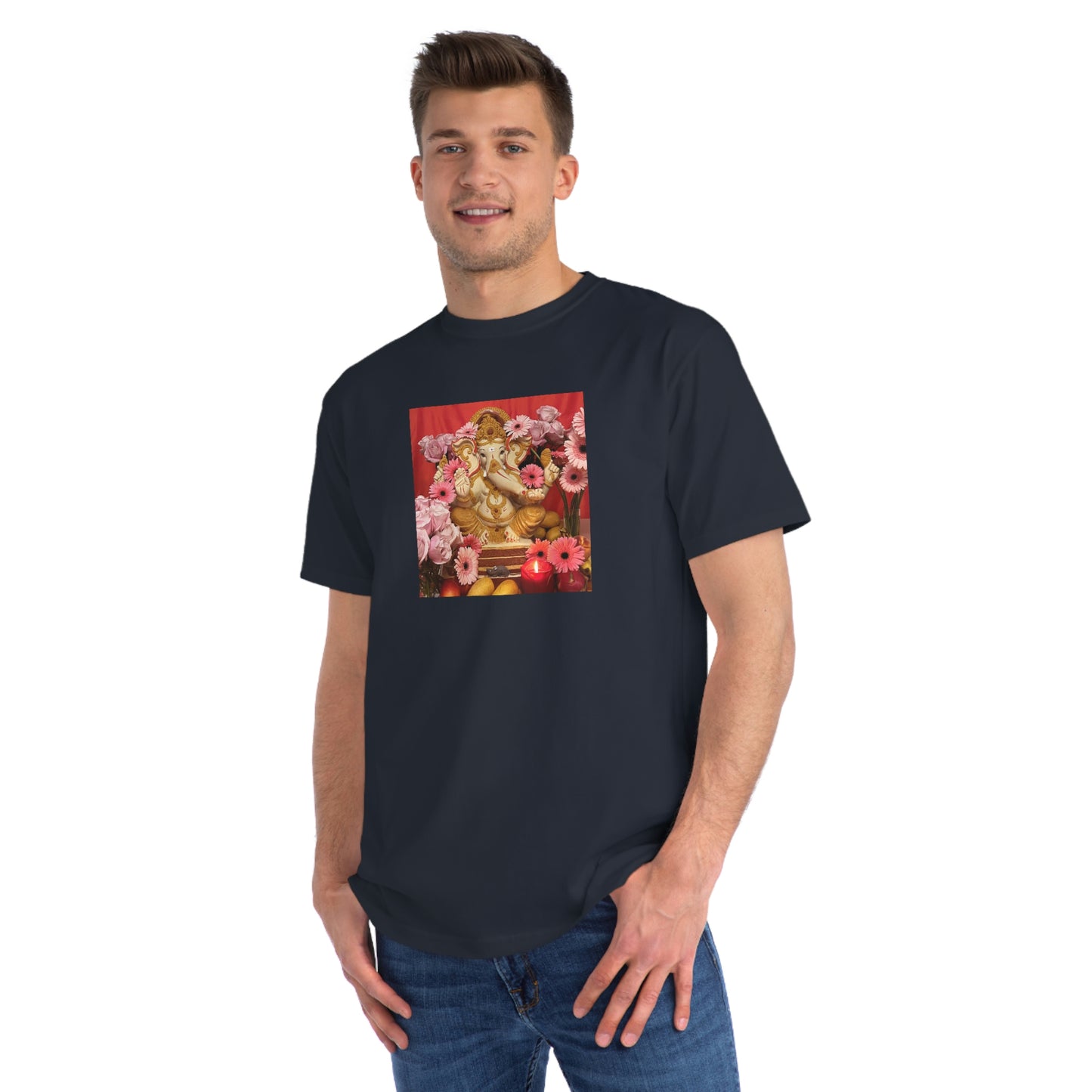 Shri Ganesha Blessings Organic Unisex Classic T-Shirt