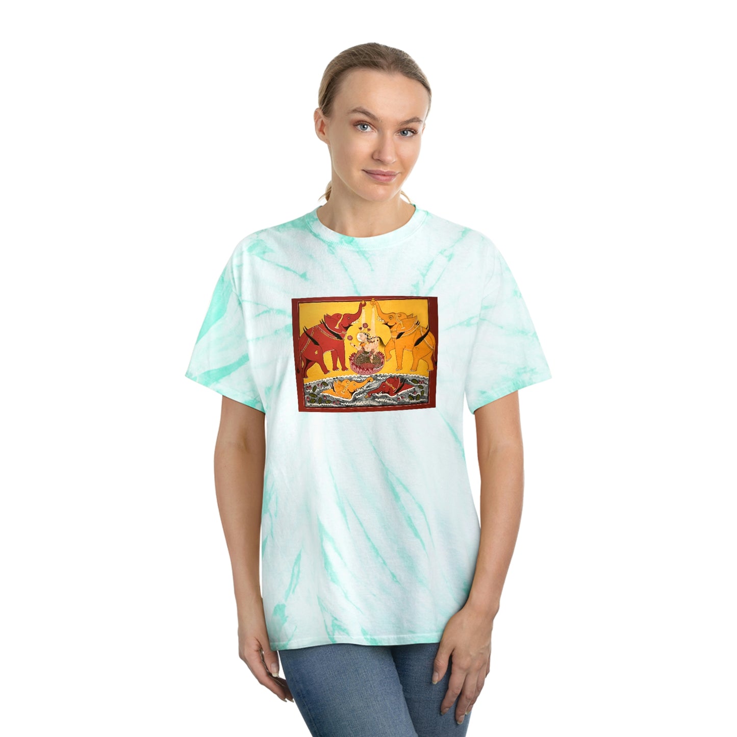 Lakshmi Blessings Tie-Dye Tee in yellow