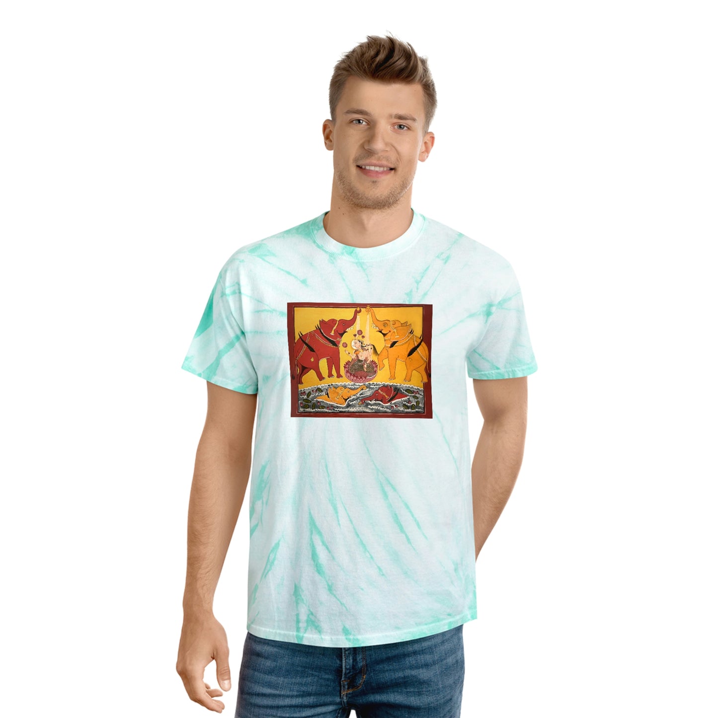 Lakshmi Blessings Tie-Dye Tee in yellow