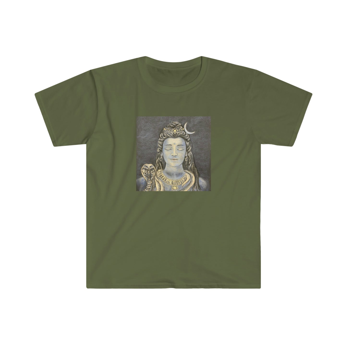 Meditating Shiva Unisex Softstyle T-Shirt