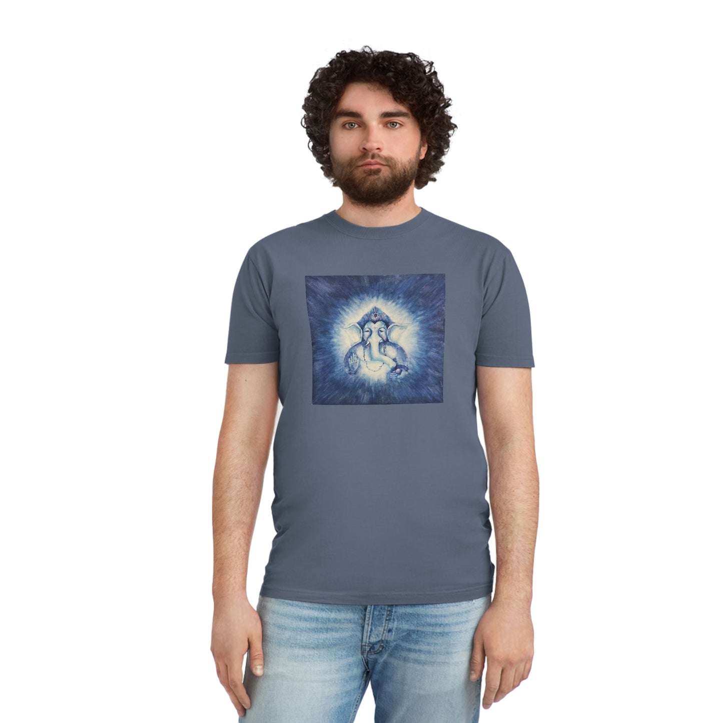 Lord Ganesha Blessings Unisex Faded Shirt