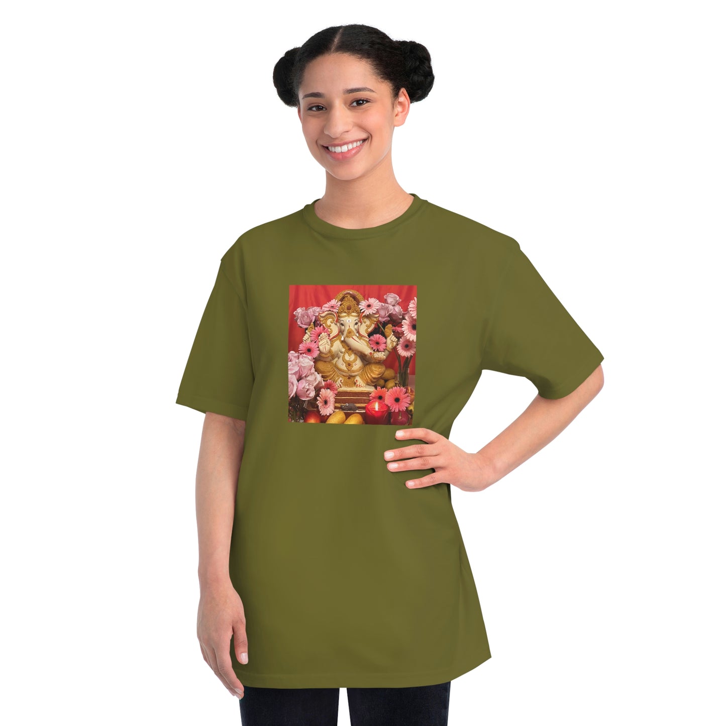 Shri Ganesha Blessings Organic Unisex Classic T-Shirt