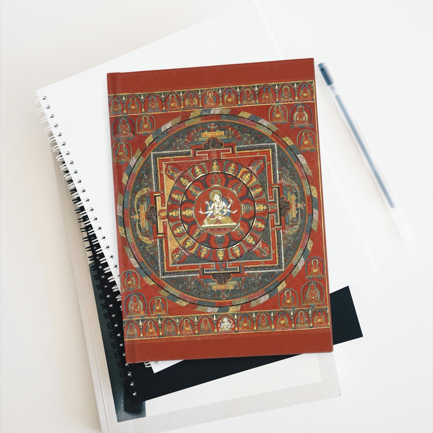 Ushnishavijaya (Buddhist Deity) Goddess of Long Life - Journal - Ruled Line