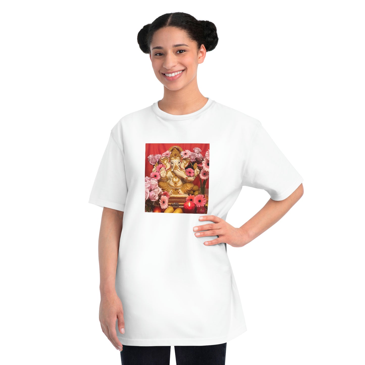 Shri Ganesha Blessings Organic Unisex Classic T-Shirt
