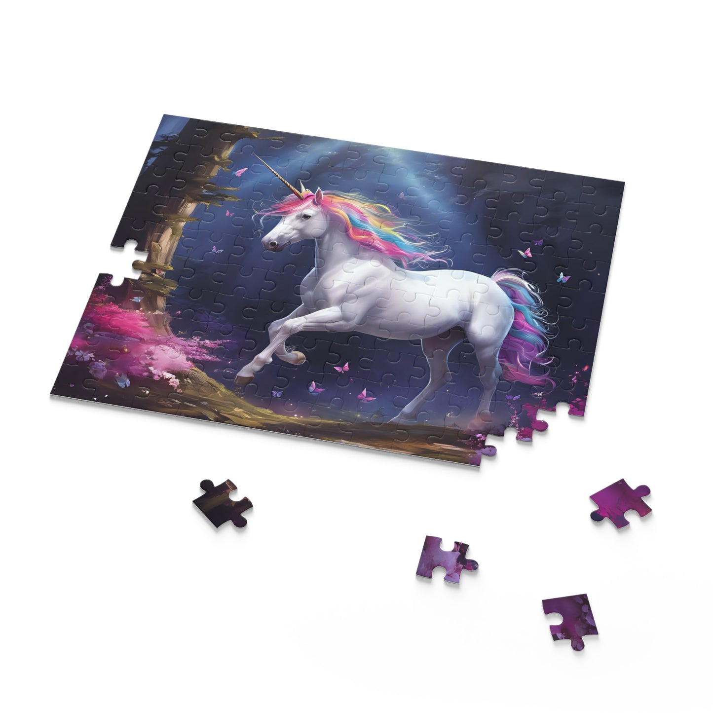 Magical Forest Unicorn Puzzle (120, 252, 500-Piece)
