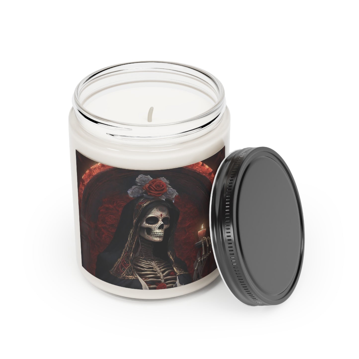 Santa Muerte Coconut Wax Scented Candle, 9oz
