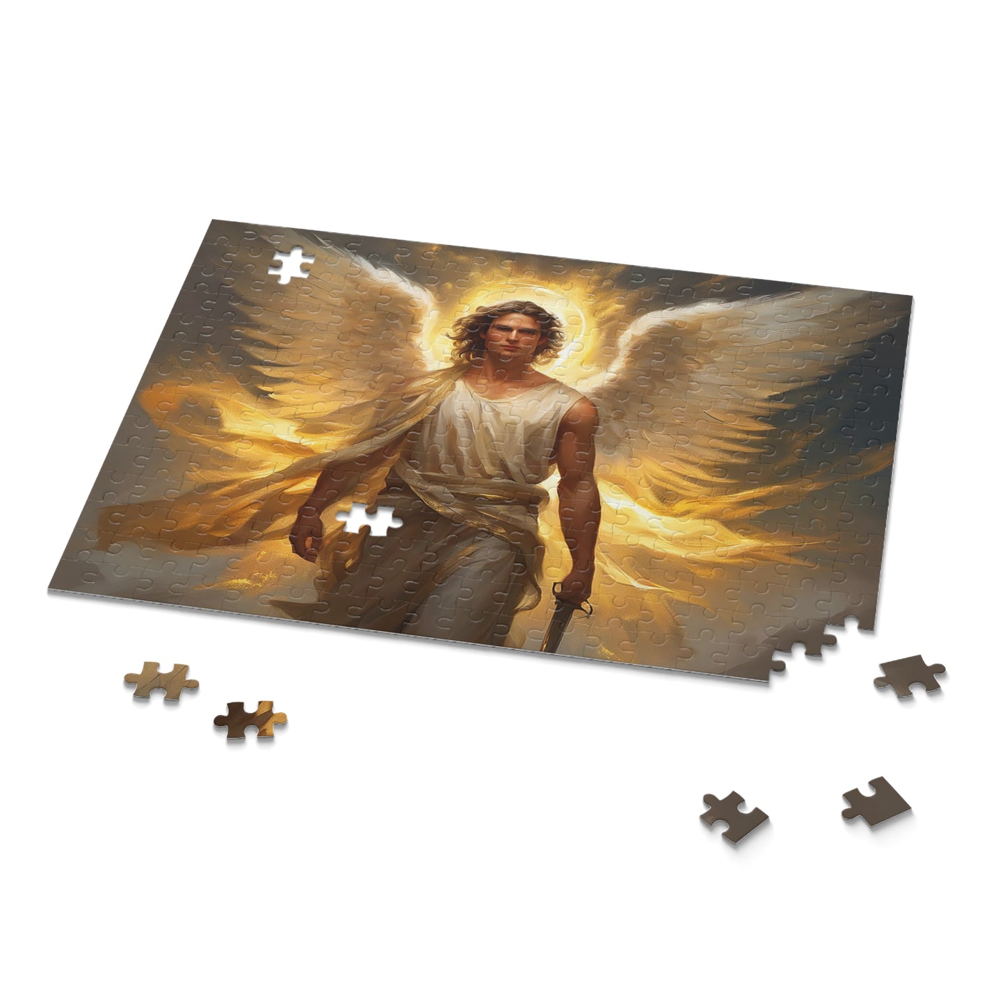 Angel of Light and Protection Puzzle (120, 252, 500-Piece)
