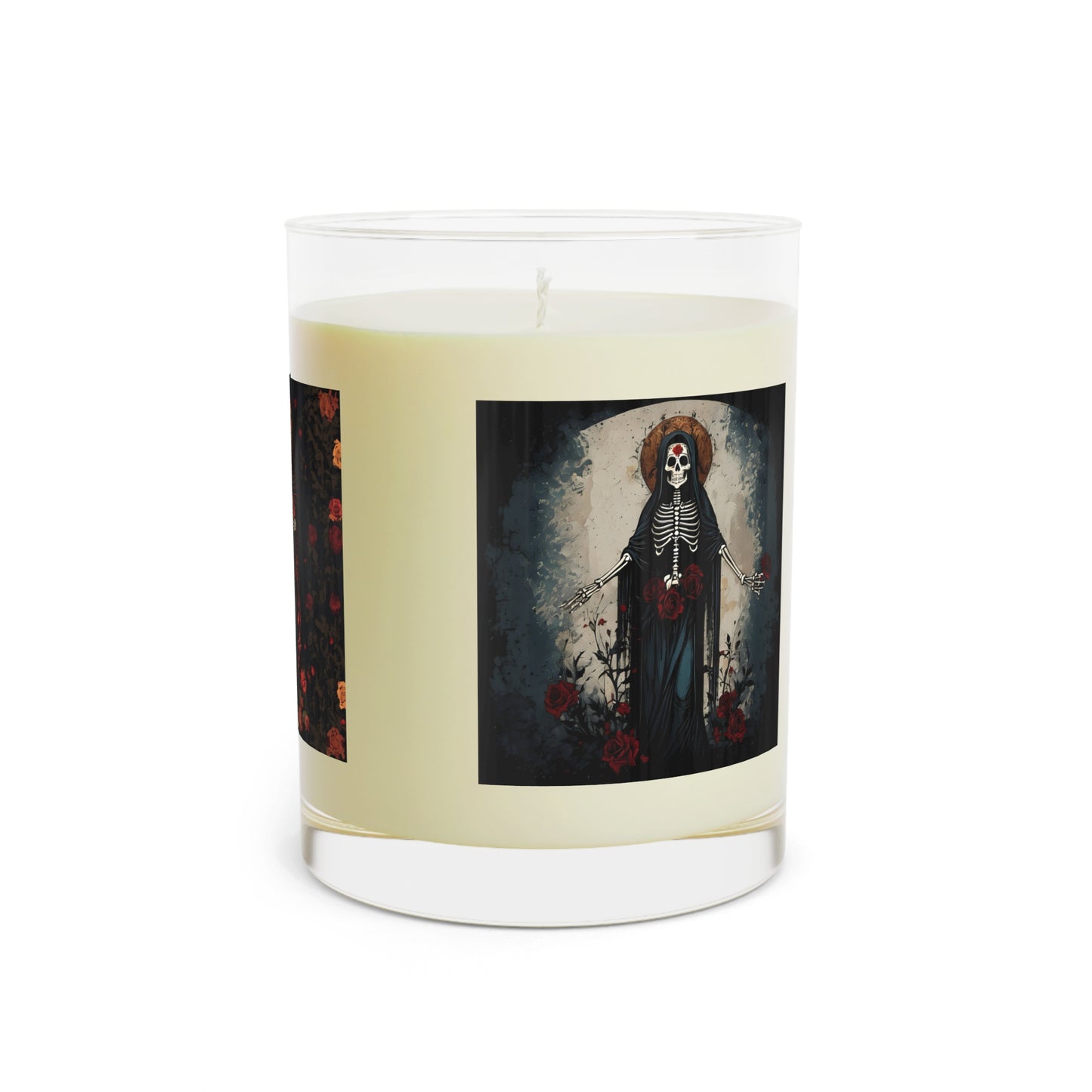 Santa Muerte Scented Candle - Full Glass, 11oz