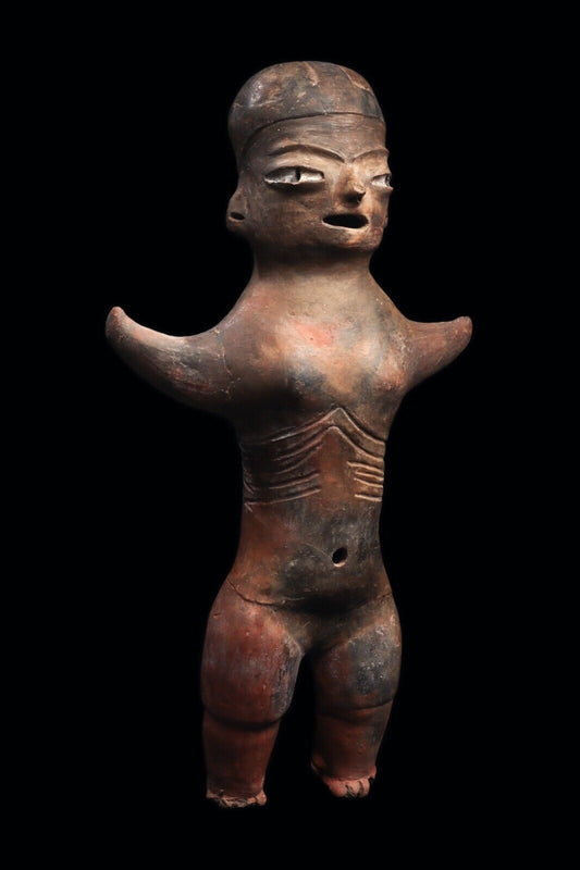 Rare Tlatilco Very Large Standing Figure Ca. 1150 - 550 BC. - Pre Columbian Art