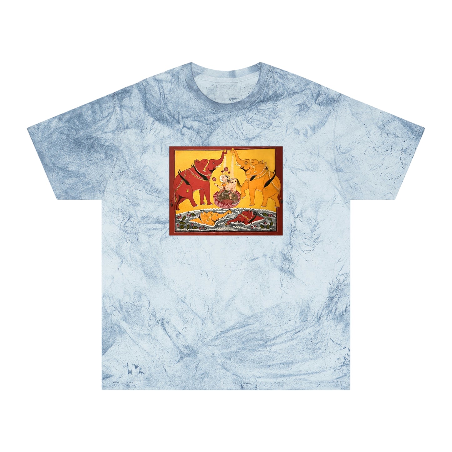 Shri Lakshmi Blessings Unisex Color Blast T-Shirt